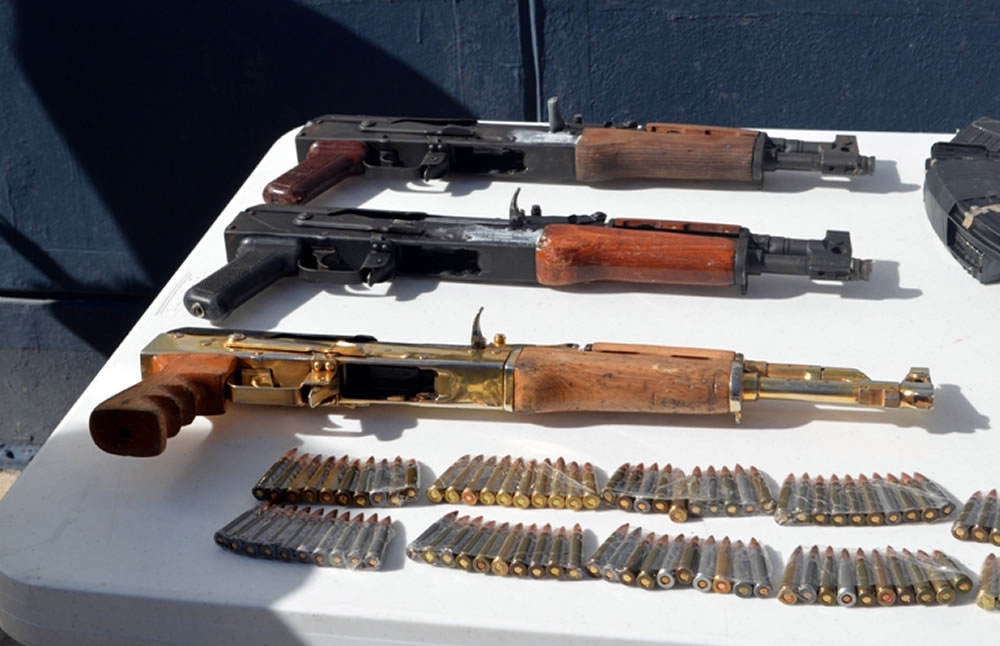 Armas aseguradas